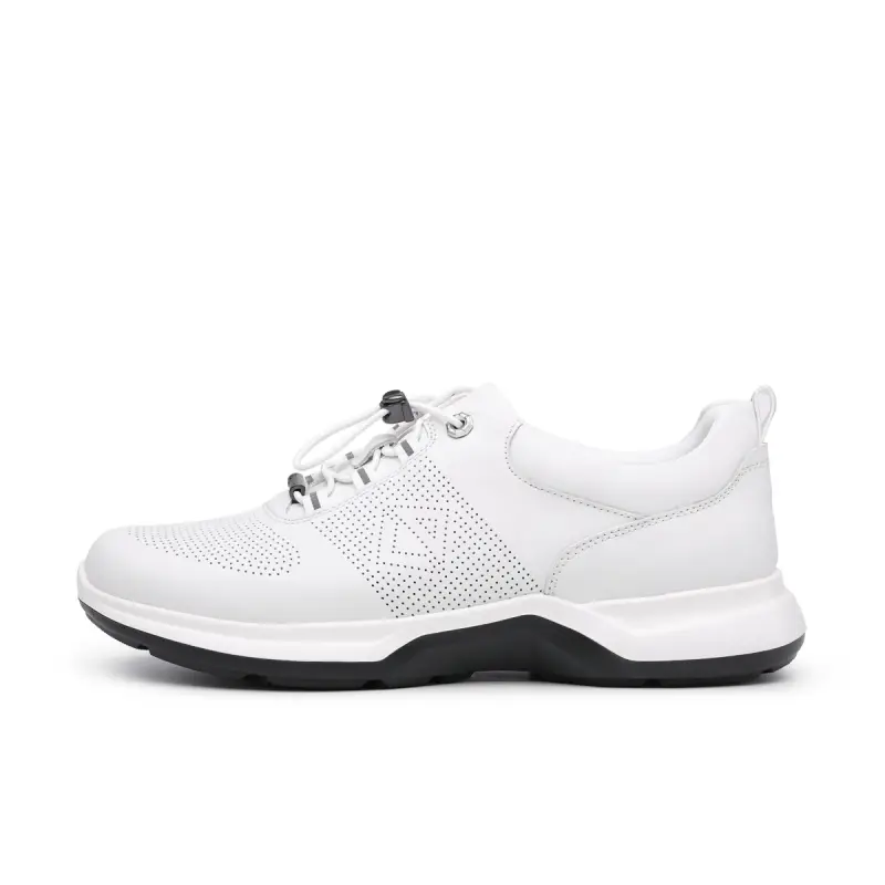 Chrisdien Deny Cow Leather Casual Shoes Men's White