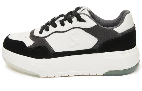 JACK JONES Jack Jones artificial leather, four colors available, contrasting color splicing, wear-resistant soles, offset letters, comfortable thick soles, fashionable classics, lifestyle shoes, same style for men and women