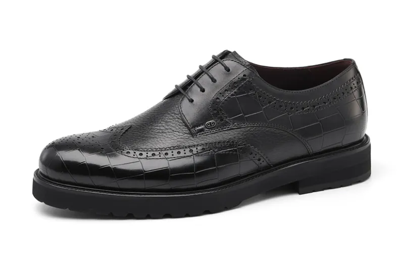 Chrisdien Deny Leather Men's Casual Shoes Men's Black