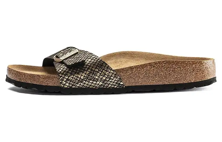 Birkenstock Madrid Narrow Fit Sandals 'Brown Python' Women's