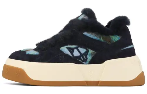 Naked Wolfe Crash Leather Low top Skateboard Shoes Women's Black