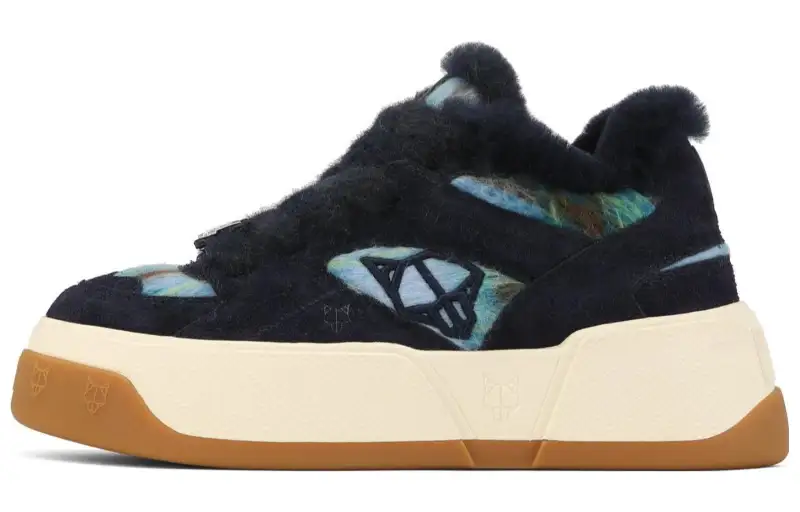Naked Wolfe Crash Leather Low top Skateboard Shoes Women's Black