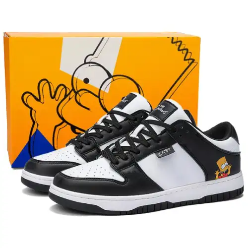 The Simpsons Low top Skateboard Shoes Unisex