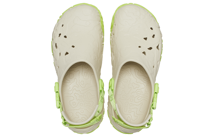 Crocs EVA Sports Sandals Men's White Green