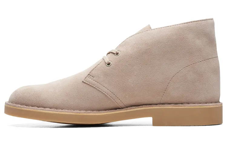 Clarks Desert Bt Evo Cow Split Leather Ankle Boots Men's Sand