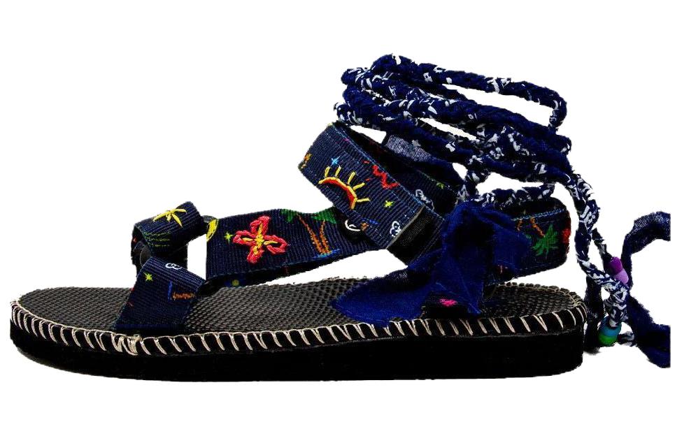 Arizona Love Fabric Beach Sandals Women's Black