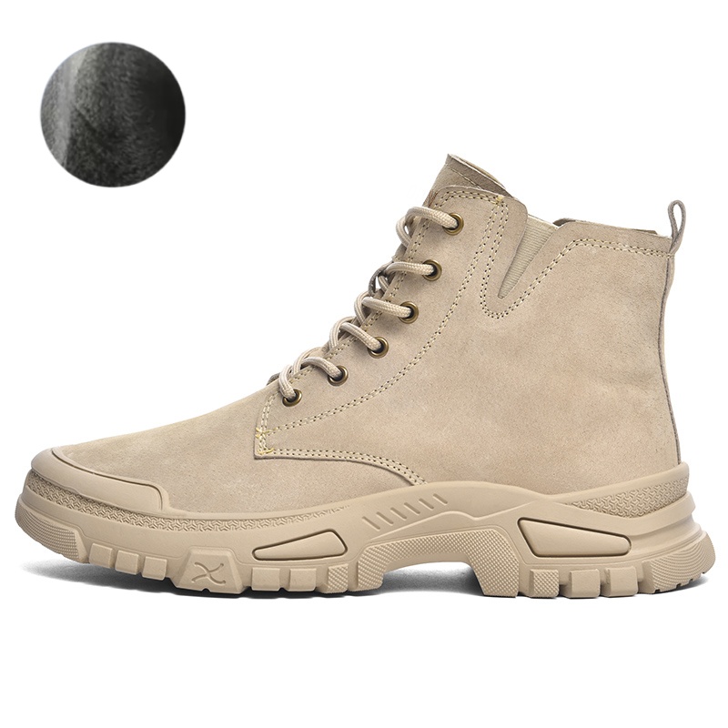 DUNNU Pigskin Cushioning Abrasion Resistant Slip Resistant Cushioning Abrasion Resistant Slip Resistant High top