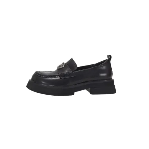 Teenie Weenie Loafers Women's Black/Ivory White