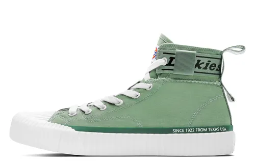 Dickies Canvas Shoes Men's High Top Light Green