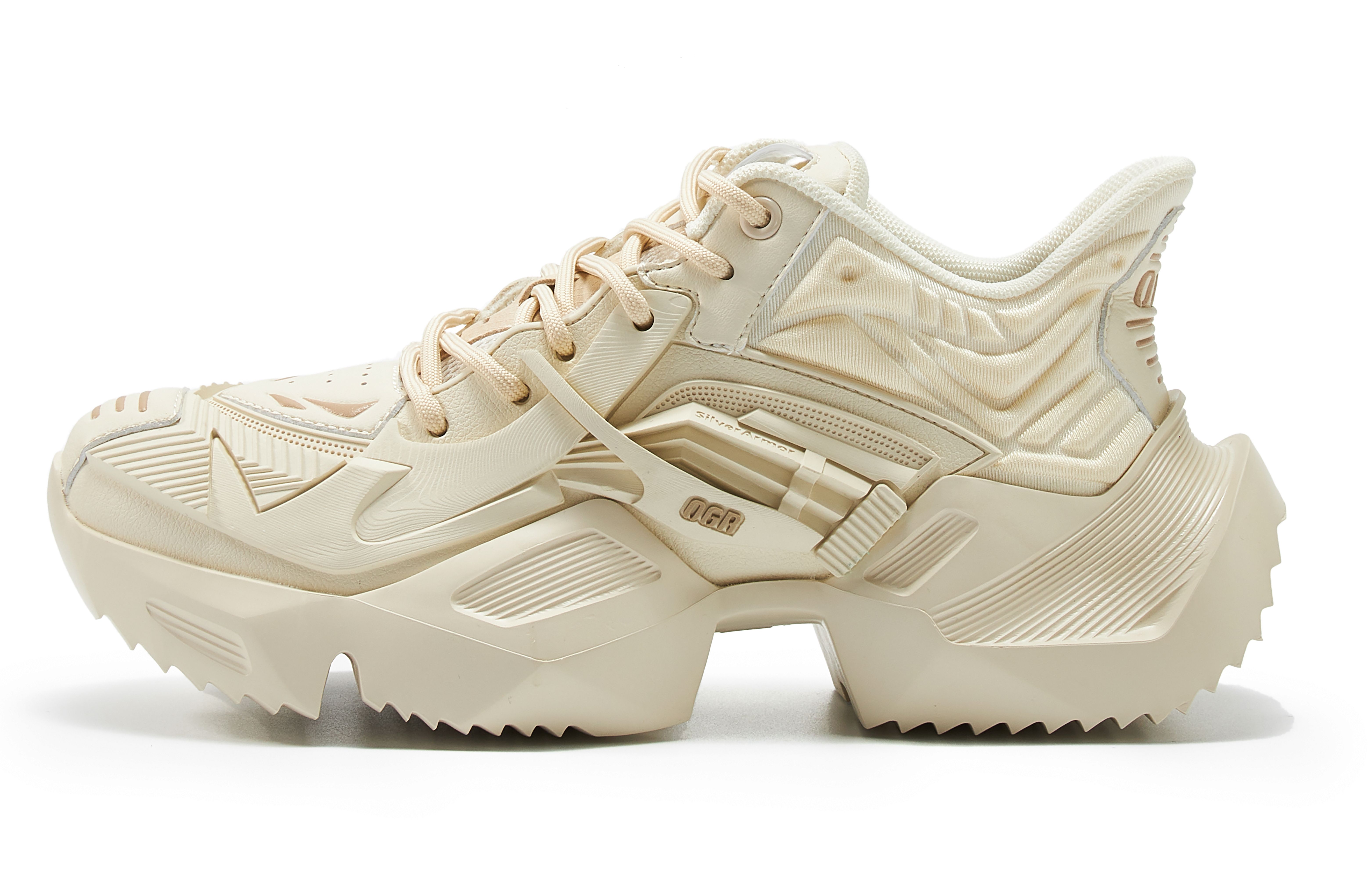 OGR Mecha 2.0 Collection Low top Chunky Sneakers Unisex Weathered Apricot