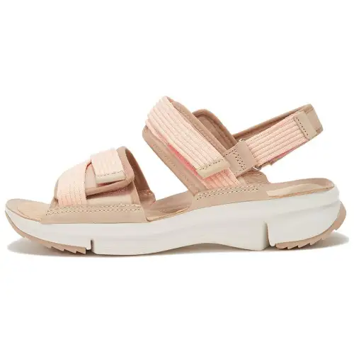 Clarks Leather Beach Sandals Women's Light Pink