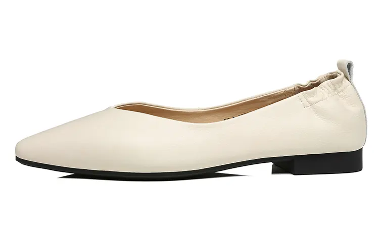EVERAU Women's Casual Shoes Women's Low Top Milk White