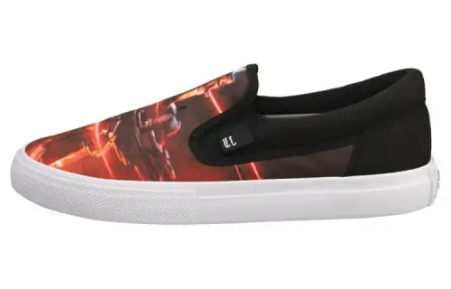 XINGZHAN x DC Shoes Slip Resistant Cushioning Low top Skateboard Shoes Unisex Red