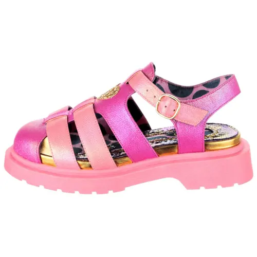 IRREGULAR CHOICE Comfortable And Breathable Roman Sandals Women's Pink