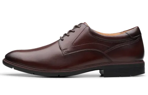 Clarks Cow Leather Casual Shoes Men's Dark Brown