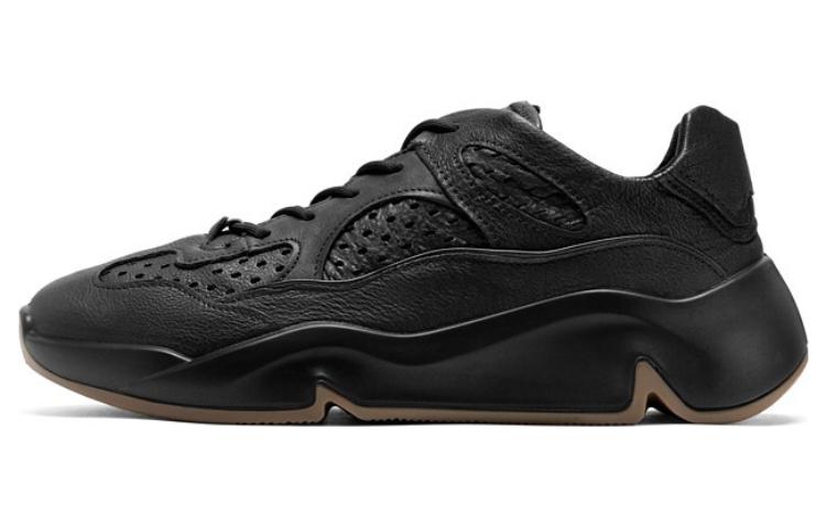 Ecco Tide Fun Cow Leather Low top Chunky Sneakers Men's Black