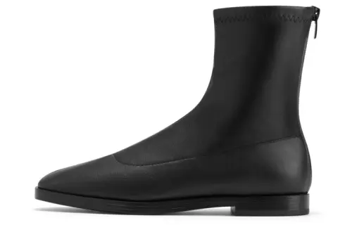 CHARLES&KEITH Ankle Boots Women's Black/Black Textured