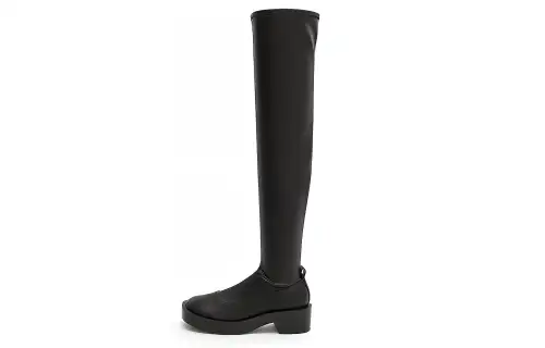CHARLES&KEITH Pu Knee high Boots Women's Black