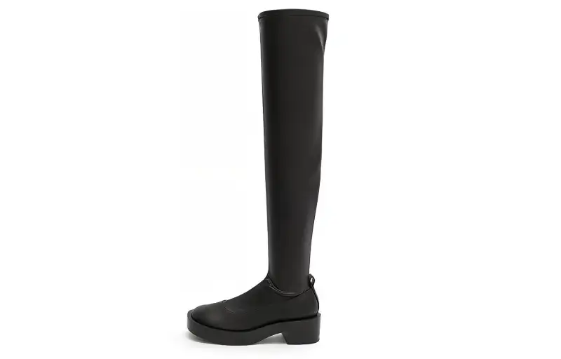 CHARLES&KEITH Pu Knee high Boots Women's Black