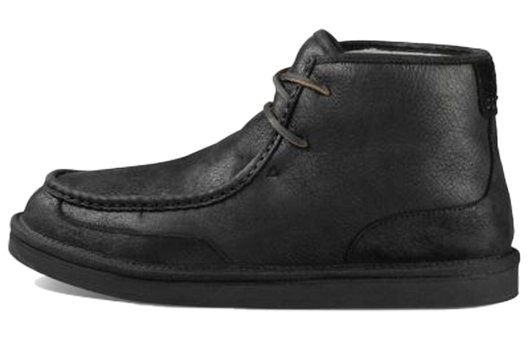 UGG Серия Босли Дорси замшевый удерживающий тепло Лодыжка угги мужской стиль черный