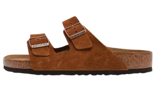 Birkenstock Slide Slippers Men's Brown