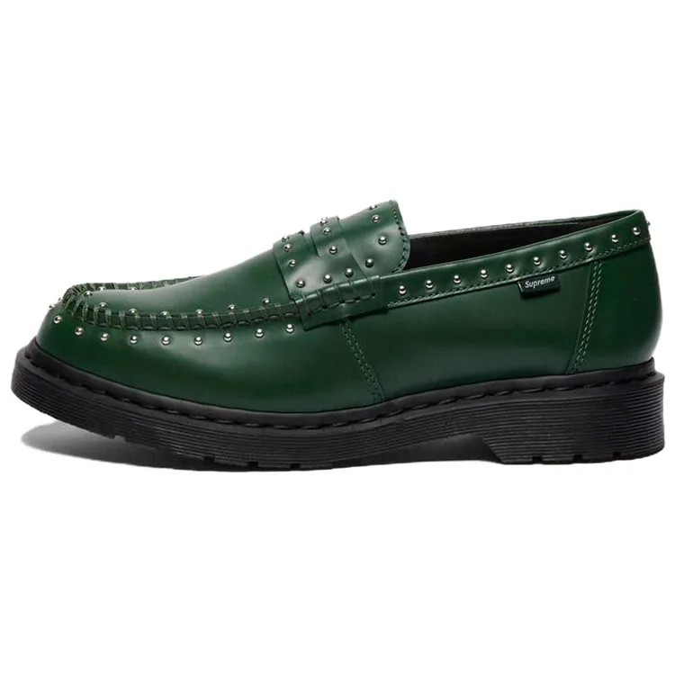 Dr.Martens Supreme x Dr.Martens Penton Studded Loafer 'Dark Green'