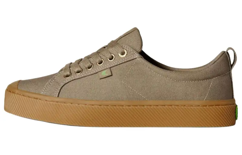CARIUMA Canvas Low top Skateboard Shoes Men's Gray