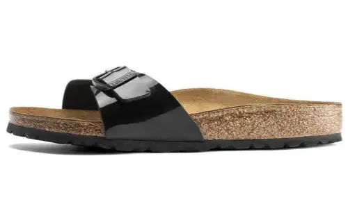 Birkenstock Slide Slippers Women's Black Narrow