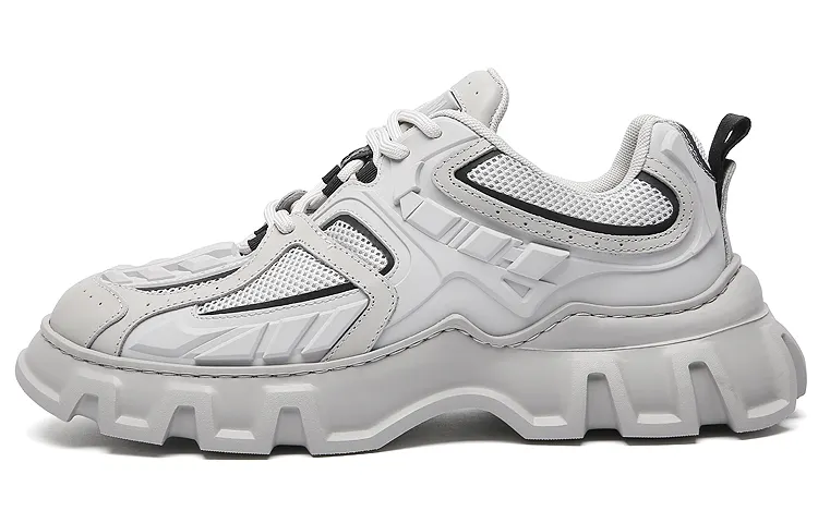 Anthony Miles Chunky Sneakers Men's Low Top Gray