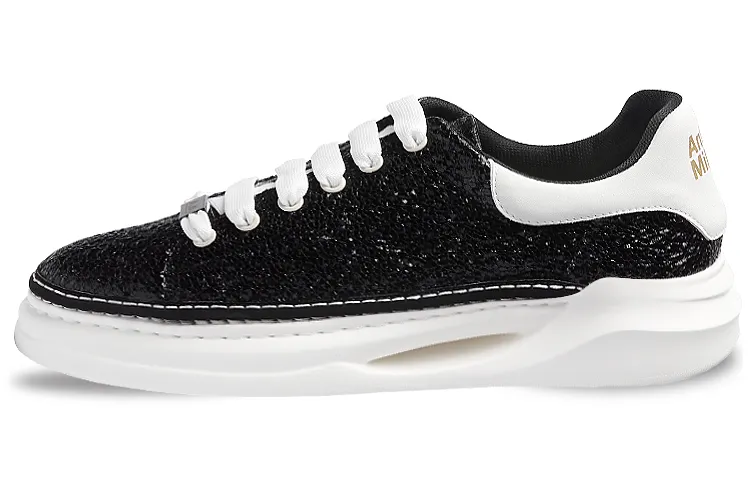 Anthony Miles Anthony Miller Microfiber Leather Stylish Skateboarding Shoes Men's Black