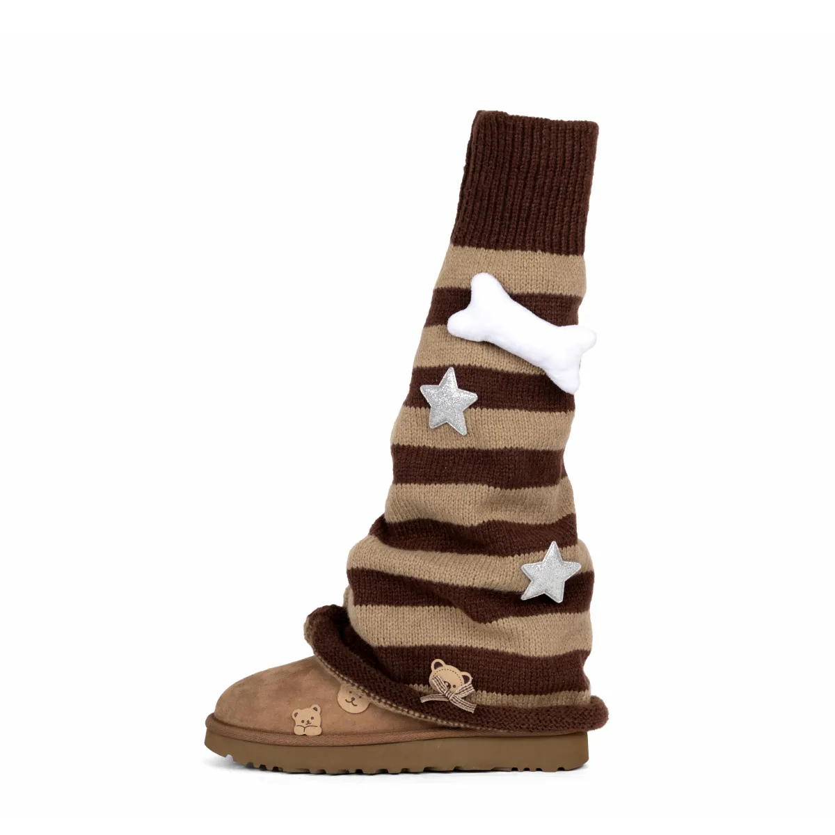 UGG CLASSIC ULTRA MINI Sheepskin Snow Boots Women's Brown