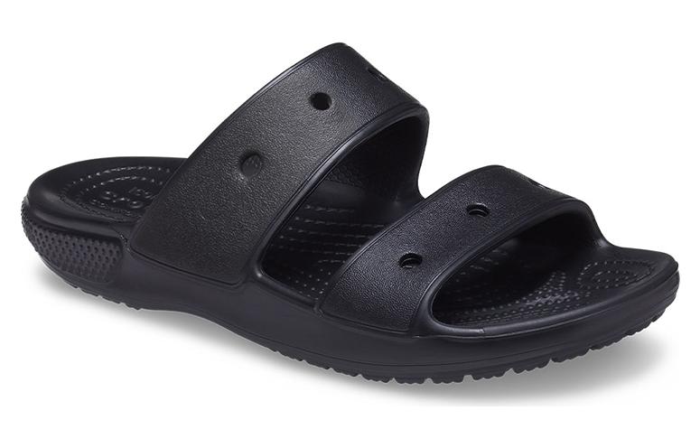 Сабо Crocs Leather Mix (черные) — фото 3