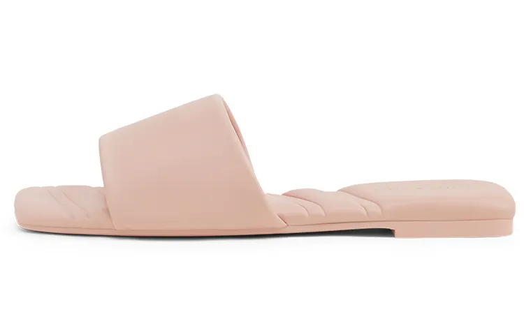 CHARLES&KEITH Slide Slippers Women's Light Pink