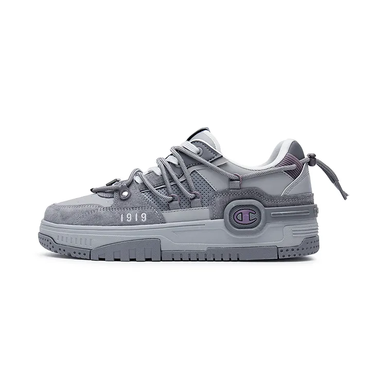 Champion Headphone Shoes Low top Skateboard Shoes Men's Moon Gray/Smoke Gray
