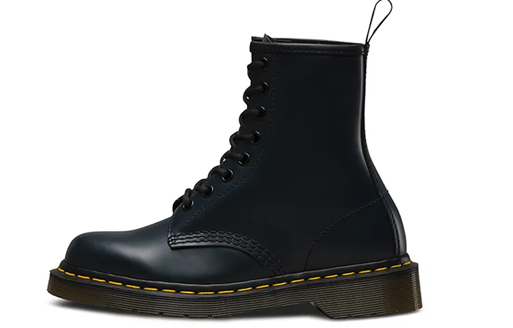 Dr. Martens 1460 Pascal Classic 8 Combat Boots Couple Style Navy Blue