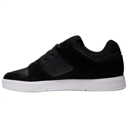 DC Shoes Leather Low top Skateboard Shoes Men's Black