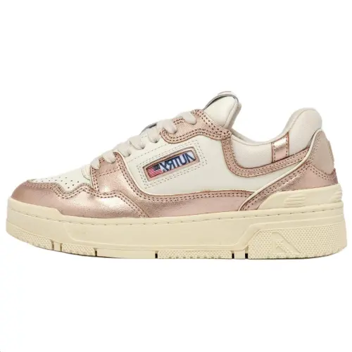 AUTRY Clc Leather Low top Skateboard Shoes Women's Copper