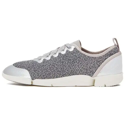 Clarks Low top Casual Shoes Women's Silver Gray