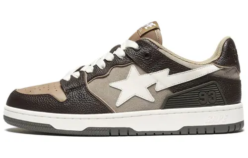 BAPE A BATHING APE Bape SK8 Sta Brown Ivory
