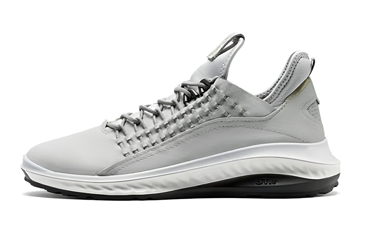Ecco ST. 1 360 Collection Cow Leather Low top Casual Shoes Men's Concrete Gray