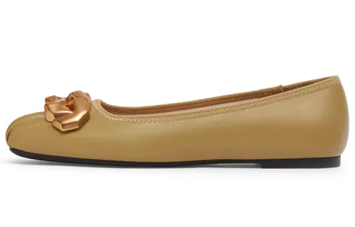 CHARLES&KEITH Pu Women's Casual Shoes 0.7cm Women's Tawny