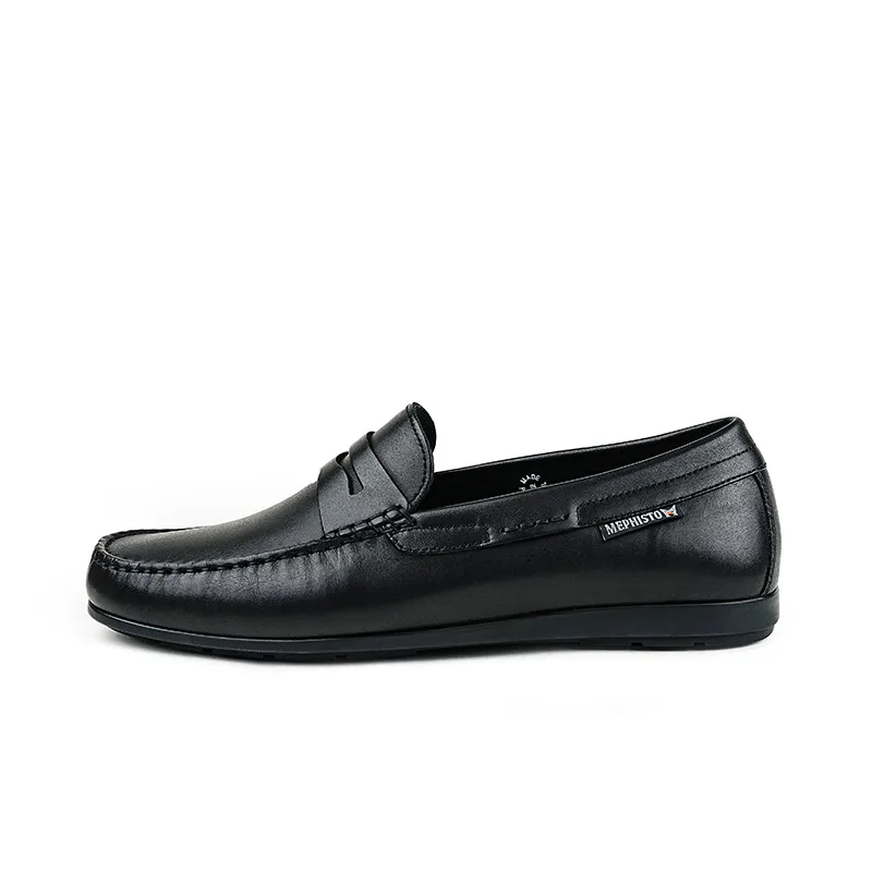 MEPHISTO Loafers Men's Black/Blue