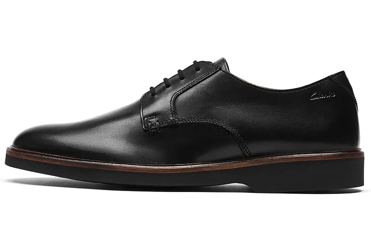 Clarks Dress Shoes Men's Low Top Black