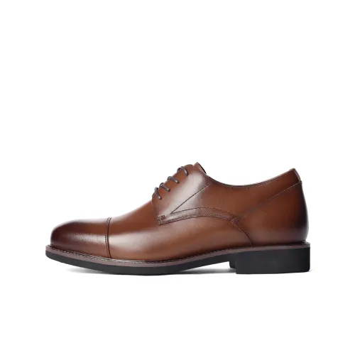 BELLE Dress Shoes Men's Low Top Black/Brown