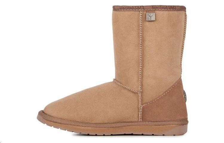 EMU Australia Sheepskin Crew Snow Boots Men's Brown