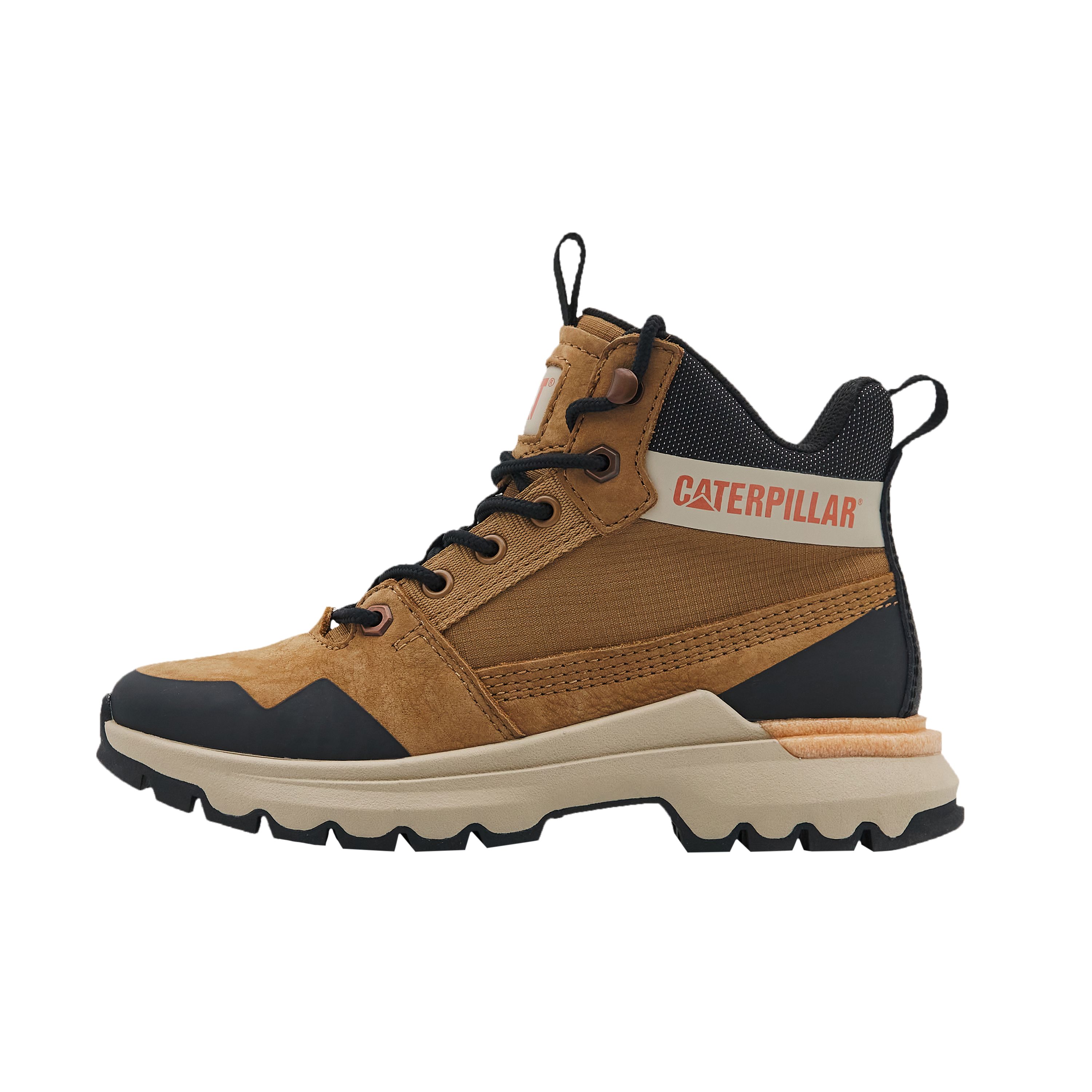 Женские ботинки CAT Platform Boots (коричневые)