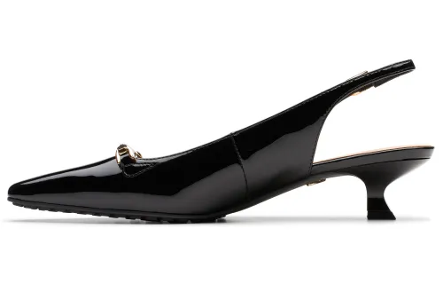 Clarks Cow Leather Casual Shoes Women's Black