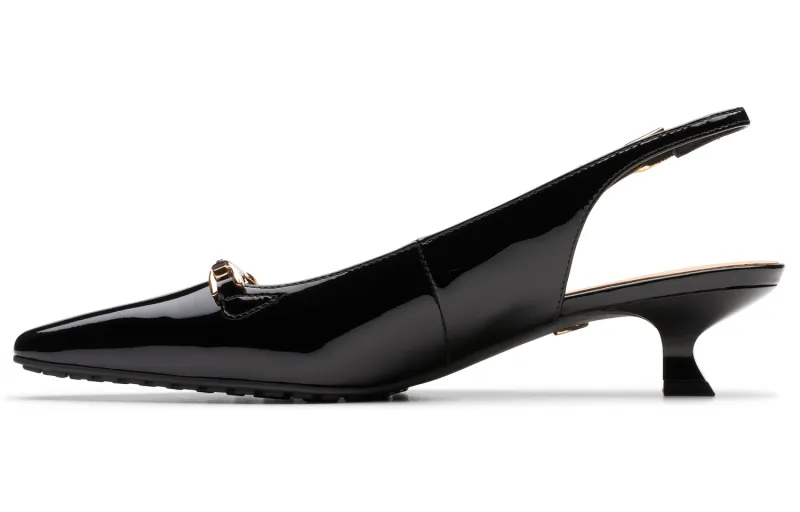 Clarks Cow Leather Casual Shoes Women's Black