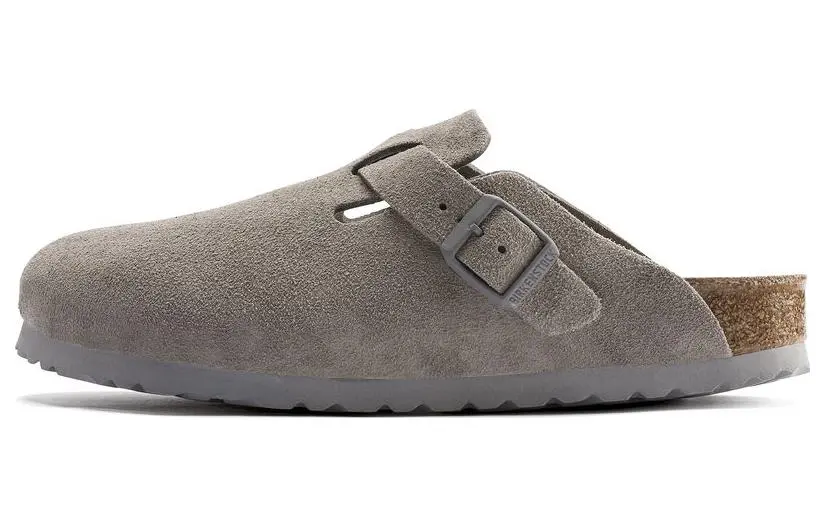 Birkenstock No Special Function Closed Toe Slippers Unisex Lime Gray Regular