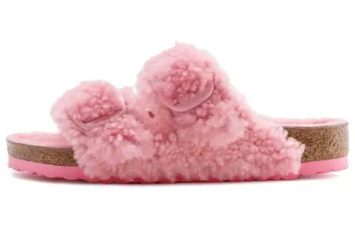 Birkenstock Arizona Shearling Big buckle Sandals Women's
